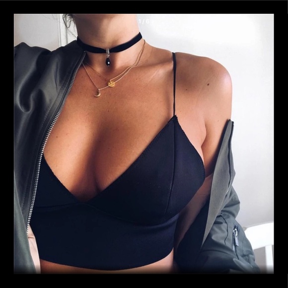 Tops - New! Black Bustier Camisole